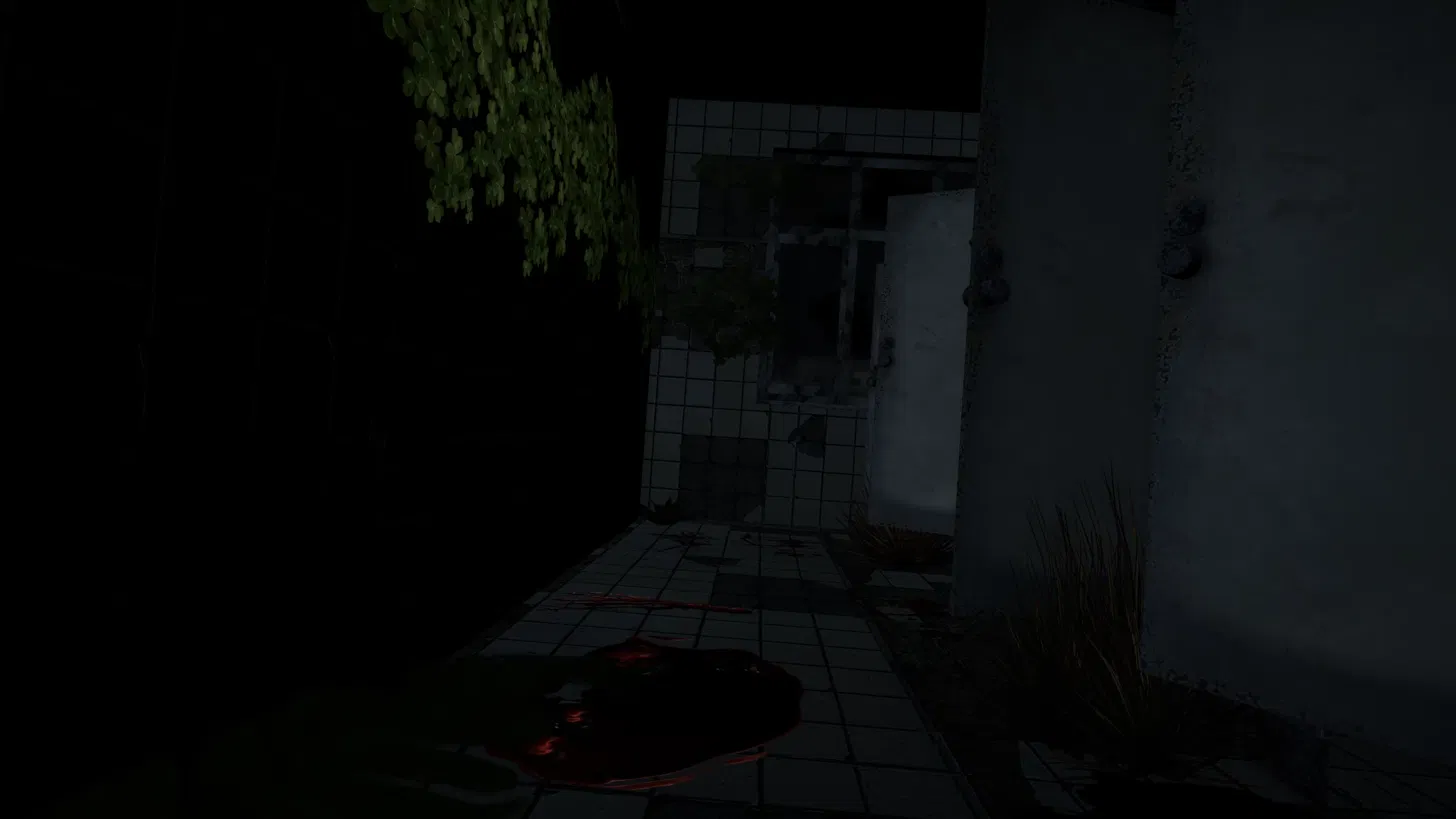 It's Just a Story — tiled courtyard