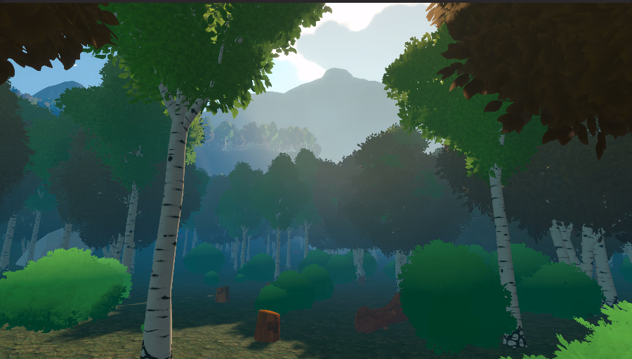 My Princess & The 4 Heroes — forest environment render